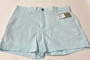 Men's Every Wear 5" Flat Front Shorts Size 28 Light Blue
D2